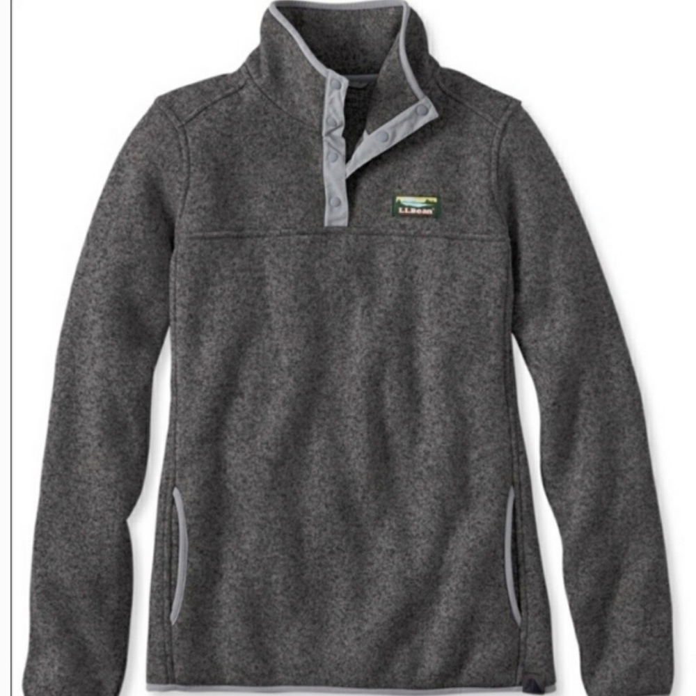 LL BEAN Sweater Fleece Pullover